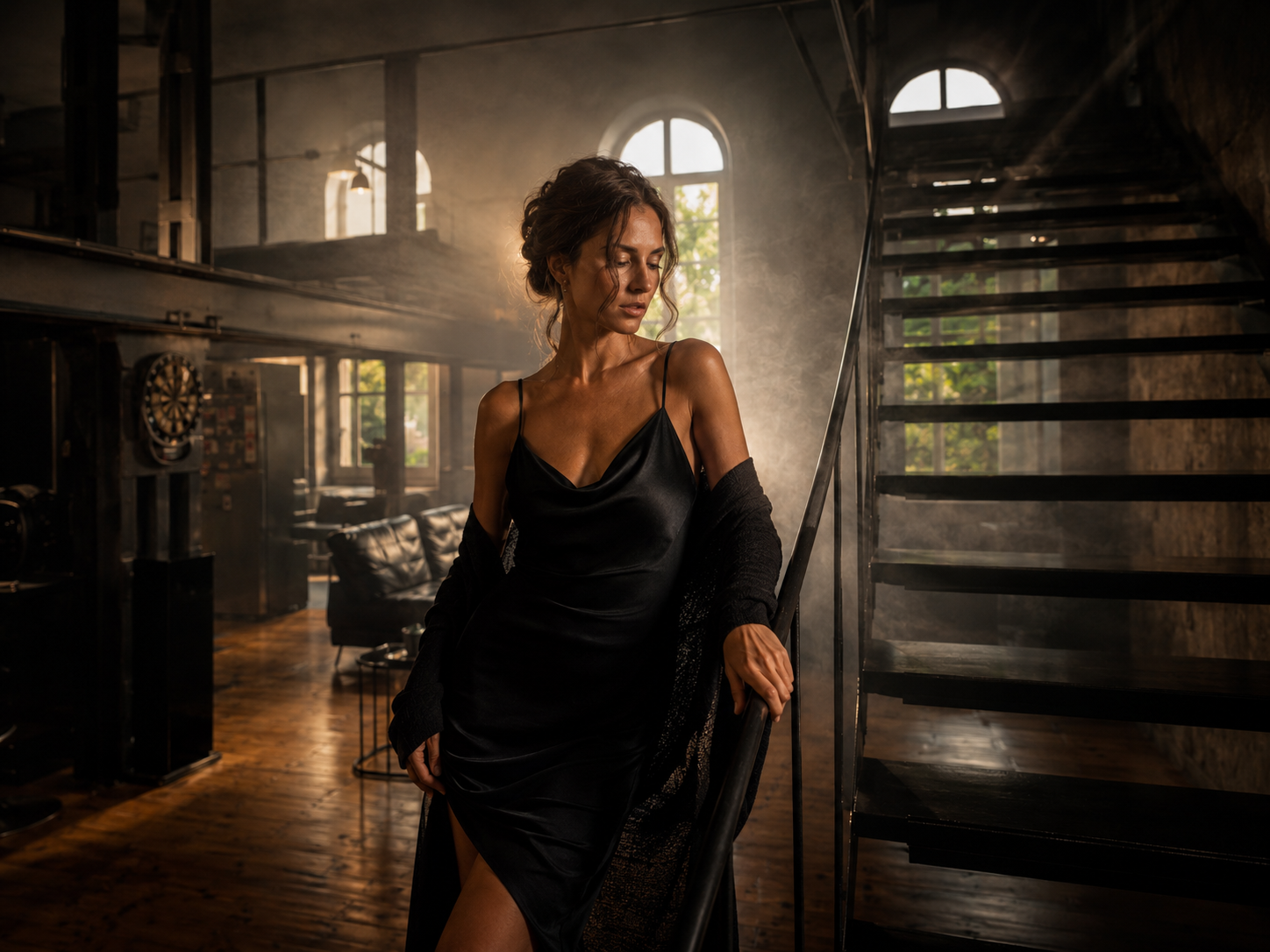 Fotokurs Nebel und Dampf im Black Steel Loft