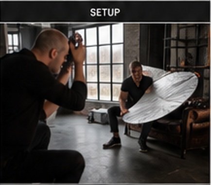 2. 20 € Setup mit Fotograf, Licht und Model