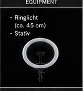 4. Ringlicht Equipment